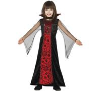 Guirca Disfraz de Vampiresa Condesa Infantil M-(7/9 años)