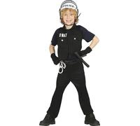 Guirca- Disfraz policía S.W.A.T, Talla 10-12 años (85649.0)