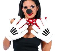 Guirca Fiestas GUI16579 - Guantes de manos de Mickey Mouse con personajes de dibujos animados, talla única
