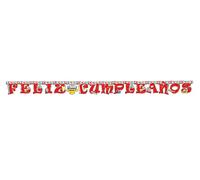 Guirca Guirnalda Feliz Cumpleaños 256 x 16 cm, Multicolor (18491)