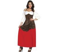 Guirca Halloween Disfraz Adulta Tabernera T/42-44, Colores, L (80851)