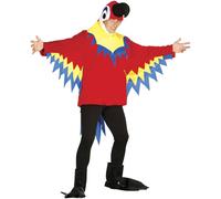 Guirca- Halloween Disfraz Loro, Color Multicolor. (atosa 84602)