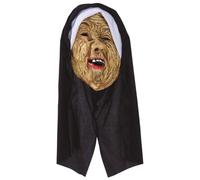 Guirca Máscara de Monja Zombie con Capucha