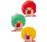 Guirca - Peluca rizos, talla única, Color Rojo (90201)