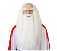 Guirca- Peluca y barba druida en caja, Talla única (4879.0)