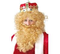 Guirca - Peluca y Barba Papa Noel rubio
