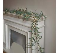 Guirlanda Luminosa de Olivo Fairy Lights Twinkling Tree, 1.8m 96 Leds Luz Cálida, para Navidad, Chimenea, Mantel, Bodas y Decoración del Hogar (B 1pcs)