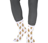 GUIRMA | Calcetines Glitter Xmas Galleta Jengibre (22-28) - Accesorio Textil Navideño Infantil Unisex para Fiestas y Celebraciones de Navidad y Año Nuevo - Accesorio de Disfraz - Multicolor