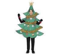 GUIRMA | Disfraz de Árbol de Navidad Infantil (7-9 Años) - Túnica - Disfraces de Xmas, Año Nuevo y Fiestas de Árbol de Navidad - Ideal para Niños y Niñas - Verde
