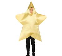 GUIRMA Disfraz infantil Estrella de Navidad Unisex para niños 5-6 años Amarillo