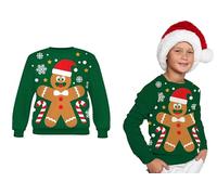GUIRMA | Jersey de Navidad Infantil Galleta (3-4 Años) - Suéter Navideño Unisex para Niños - Ideal para Fiestas de Navidad y Año Nuevo - Ropa Festiva para Celebraciones - Multicolor