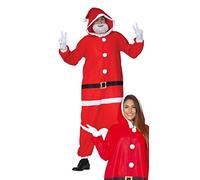 Guirma Pijamas Santa Claus Hombre Mujer Bata, Blanco, L Unisex Adulto