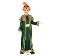 GUIRMA, S.A. Disfraz de Rey Mago Baltasar Verde Infantil L-(10/12 años)