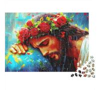 Guirnalda Arcoíris Puzzle de 1000 Piezas Papel para Adultos Papel ecológico Grueso Chica Arte Rompecabezas Juego Educativo Decoración de Pared 38x26cm/1000pcs