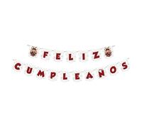 Guirnalda de Baderines HP_Style 3 Feliz Cumpleaños, 12,5 x 15 cm, Papel Couché 200g