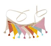 Guirnalda de Banderines, 2.6M Banderines Cumpleaños de Tela Banderine s Fiesta Decoración para Cama de Casa Guirnalda Cumpleaños Habitación para Niñas y Niños (Bonbon Rose)