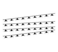 Guirnalda de borlas de araña negra para toda la familia (10.8 x 5 pulgadas), 1 unidad. Encantadora, perfecta para celebraciones espeluznantes y diversión de temporada