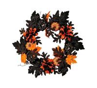Guirnalda de calabaza artificial otoñal de 45 cm para Halloween