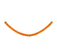 Guirnalda de caléndula, flores artificiales de caléndula de 5 pies de largo, 30 bolas de estilo indio Diwali, decoración de festivales Diwali, combinación de campanas de hojas, decoraciones