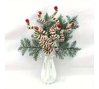 Guirnalda de Campanas de Chenilla de 20 Pulgadas en , Verde y - Set de 6 Piezas para Navidad, , Pascua, Decoraciones de San Valentín, Campanas de Navidad, Lo Mejor para Navidad