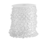 Guirnalda de Cristal acrílico, 30 m, hebras de Cuentas de Cristal cortables, Cadena Colgante de Cuentas para árbol de Navidad, Decoraciones para Fiestas de Bodas (Transparente)