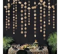 Guirnalda de Fiesta temática de Leopardo para decoración Colgante con temática de Guepardo, Pancarta de Selva, telón de Fondo de Vida Silvestre para Bodas, Fiestas de cumpleaños