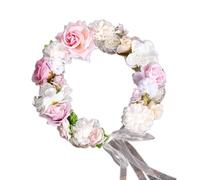 Guirnalda de flores, corona para el pelo, diademas para mujer, corona nupcial para flores