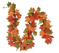 Guirnalda de Hojas de otoño Artificiales,Guirnalda de Hojas de otoño | Colgante clásico de ratán con de Arce | Decoración Creativa de para el hogar, de Artificiales Colgantes p