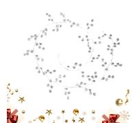 Guirnalda de invierno - Cristales de corona de Navidad, gemas transparentes con brillo elegante, juego de adornos navideños con accesorios de decoración de temporada para estilo festivo, candelabro