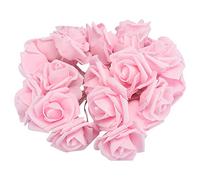 Guirnalda de Luces de Flores Artificiales USB, 3 Metros, 20LED, Luces de Hadas de Rosas para decoración de Boda y Día de San Valentín (3 Metros 20 lámpara-Rosa Rosa-Modelo USB)