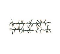 Guirnalda de luces led verde blanco cálido 17 m