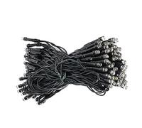 Guirnalda de luces - luces solares RGBY, 3m + 1m * 1m, ideal para decoración exterior, resistente al agua, fácil instalación y bajo consumo energético.* #*