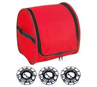 Guirnalda de luces navideñas de almacenamiento, de almacenamiento para cadenas de luces navideñas con 3 rollos, organizador de portátiles para el hogar y el dormitorio, (luces LED