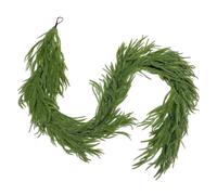Guirnalda De Navidad - 1,8m Guirnalda De Pino Artificial Verde De Real En ABS | Decoración Realista De Abeto De Falso | Guirrnalda De Hojas Perennes Exuberantes para Repisa De Chimenea,