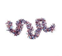 Guirnalda de oropel de coronación de material PET de 2 m de longitud para fiesta de unión 2023, guirnalda colgante decorativa para uso doméstico y de celebración