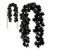 Guirnalda de otoño para manto, guirnalda de hojas artificiales de otoño, decoración del hogar para patio, mesa, estantería, cocina, patio, oficina, porche, interior, fogata, puerta, otoño