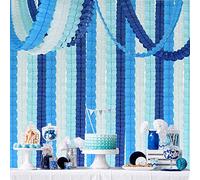 Guirnalda de Papel de trébol Azul de Cuatro Hojas