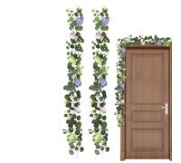 Guirnalda de Pascua - 2 piezas corona de primavera artificial con huevos | decoraciones de Pascua para interior | para jardín de Acción de Gracias en casa dormitorio dormitorio vacaciones foto