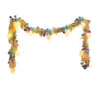 Guirnalda de Pascua con luces, corona de Pascua con 10 LED multicolor de huevos agrietados, banderines de huevos de Pascua para pared, chimenea, estante, chimenea, chimenea, chimenea, exhibición