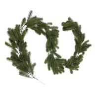 Guirnalda de Pino con Real - Estructura de Aguja Natural, representación estacional Realista, Vid Decorativa de Invierno, Accesorio de Vacaciones Hecho a Mano para Celebraciones | Decoración