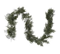 Guirnalda de pino realista - Guirnalda de pino sintético de 65 pies, vegetación decorativa navideña, guirnalda con textura natural, colores vibrantes para chimenea, manto, escalera, puerta