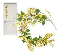 Guirnalda de primavera con luces, guirnalda floral con luces,guirnalda floral artificial, enredaderas de flores luminosas 3,28 pies | Decoración de vides florales con pilas, para dormitorio