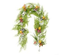 Guirnalda de vid artificial de limón de 1,75 m/2 m, cuerda de frutas de imitación de plástico para el hogar, jardín, boda, fiesta, primavera, festival, decoración (2 m)