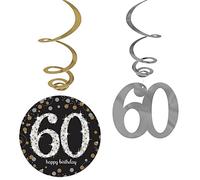 Guirnalda decorativa Amscan para celebración de 60° cumpleaños