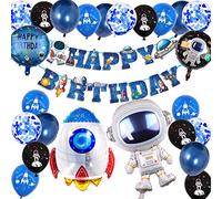 Guirnalda decorativa de cumpleaños para niños, guirnalda de feliz cumpleaños y divertidos globos de papel de aluminio, globos de confeti, color verde, para guardería, decoración de selva, fiesta de