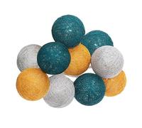 Guirnalda led pvc amarillo 165x6cm