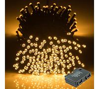 Guirnalda Luces Exterior e Interior,GlobaLink Cadena de Luces 40M 300LEDs IP44 Impermeable 8 Modos Iluminación, Función Memoria, Control Tiempo para Navidad Fiesta Boda Casa Patio Jardín-Blanco Cálido