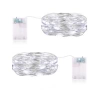 Guirnalda Luces LED 2M 20LED Con Temporizador, Mini Luces a Pilas Para Navidad, Habitación, Fiesta, Jardín, Bodas, Cumpleaños - Luces de Hadas