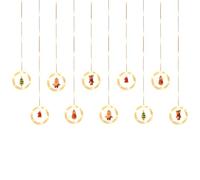 Guirnalda luminosa cortina, guirnaldas luminosas para escaparates, iluminación impermeable con regulador para decoración de fiestas romántica y estética, adecuada para la sala de