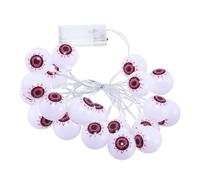 Guirnalda luminosa de ojos espeluznantes | Guirnalda luminosa de fiesta para decoración al aire libre - Decoración al aire libre alimentada por pilas para patio ventana jardín valla pared porche